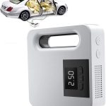 Vehicle Tire Inflator 60s – 12V Portable Air Compressor with Digital Gauge & LED Light – Fast Inflation, Auto Shut-Off, 150 PSI –