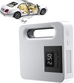 Vehicle Tire Inflator 60s – 12V Portable Air Compressor with Digital Gauge & LED Light – Fast Inflation, Auto Shut-Off, 150 PSI –