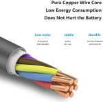 Vehicle Tire Inflator 60s – 12V Portable Air Compressor with Digital Gauge & LED Light – Fast Inflation, Auto Shut-Off, 150 PSI – - Image 4