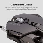 Vertux Drago Gaming Mouse White/Grey – High-Performance 3200 DPI Wired RGB Mouse for Gamers, Price in Oman - Image 3