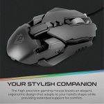 Vertux Drago Gaming Mouse White/Grey – High-Performance 3200 DPI Wired RGB Mouse for Gamers, Price in Oman - Image 4
