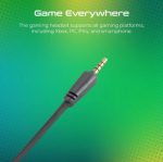 Vertux Malaga Amplified Stereo Wired Gaming Headset – 50mm Drivers, Noise-Isolating Mic, 3.5mm Audio Jack, - Image 5