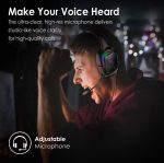 Vertux Miami High-Performance 7.1 Surround Sound Wired Gaming Headset – 50mm Drivers, RGB Lighting, USB Connectivity, - Image 4