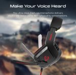 Vertux Shasta Gaming Headset Red – Wired RGB Stereo Headphones with Noise Cancelling Mic for Gamers Price in Oman Muscat - Image 5