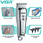 VGR Professional Hair Trimmer V-071 – Rechargeable Cordless Beard & Hair Clipper for Men (Price In Oman) - Image 4