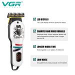 VGR Professional Hair Trimmer V-971 – Cordless Rechargeable Beard & Hair Clipper for Men (Price In Oman) - Image 3