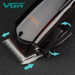 VGR Trimmer V165 – Professional Rechargeable Beard & Hair Trimmer for Men Price in Oman Muscat - Image 3