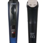 VGR V-259 Professional 3-in-1 Hair & Beard Trimmer – Cordless, 600mAh Battery, LED Display, Turbo Function, Stainless Steel Blades, USB Charging,