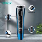 VGR V-259 Professional 3-in-1 Hair & Beard Trimmer – Cordless, 600mAh Battery, LED Display, Turbo Function, Stainless Steel Blades, USB Charging, - Image 3