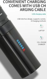 VGR V-286 Professional Hair Trimmer – Cordless, 90-Minute Runtime, Stainless Steel Blades, LED Display, USB Charging, - Image 5