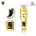 VGR V-290 Professional Hair Trimmer – Cordless, 120-Minute Runtime, Stainless Steel T-Blades, LED Display, USB Type-C Charging, - Image 2