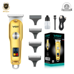 VGR V-290 Professional Hair Trimmer – Cordless, 120-Minute Runtime, Stainless Steel T-Blades, LED Display, USB Type-C Charging, - Image 6