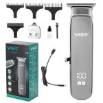 VGR V-909 Professional Hair Trimmer – Cordless, 120-Minute Runtime, Stainless Steel Blades, LED Display, USB Charging, - Image 3