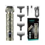 VGR V-962 Professional Cordless Hair & Beard Trimmer with LED Display – 1200mAh Battery, 4 Guide Combs, USB Charging, - Image 5