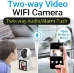 Video Calling 360° WiFi Smart Camera with LCD Display – LCP1 | Two-Way Audio & Night Vision | - Image 2