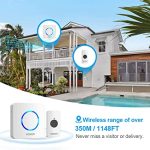 Voxon Doorbell V2029 Wireless Smart Doorbell with Long Range, LED Indicator & Easy Installation – - Image 2