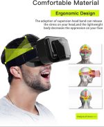 VR Shinecon G10 3D Virtual Reality Headset – Compatible with 4.7–7.0" Smartphones – Adjustable Lenses & Headband – - Image 2