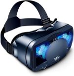 VRG VRB1 3D Virtual Reality Headset – 120° Wide-Angle Lens, Blue Light Protection, Compatible with 5–7" Smartphones –
