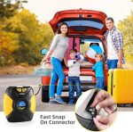 WindGallop 12V Portable Digital Tire Inflator – 150 PSI Air Compressor with Auto Shut-Off & LED Light – - Image 4