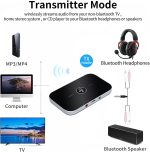 Wireless Bluetooth 5.0 B6 Transmitter & Receiver – 2‑in‑1 Wireless Audio Adapter for TV, Home Stereo & Car (aptX, 10 m Range) - Image 4