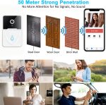 Wireless Door Bell with Camera MNB4 – Smart HD WiFi Video Doorbell, Night Vision, Two‑Way Audio & Motion Detection – IP65 Waterproof - Image 5