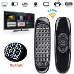 Wireless RGB Backlit Air Remote Mouse – 2.4GHz Gyroscopic Controller with Mini Keyboard for Smart TV, PC, and Android Devices, - Image 2