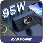 WiWU Geek Fast PD 95W Dual Port Car Charger (QC012) - Image 3