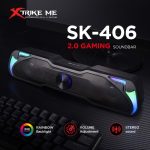 Xtrike Gaming Soundbar Stereo RGB Speaker SK-406 – Immersive Gaming Audio with Dynamic RGB Lighting - Image 5