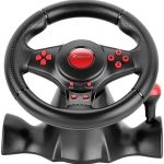 Xtrike Me GP-903 Vibration Racing Wheel - USB PC & Console Wheel with Pedals (180°)
