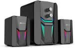 Xtrike Me SK-612 2.1 Channel Gaming Stereo Speaker with RGB Lighting – 11W Output, USB Powered,
