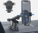 Yesido C120 Gravity Sensor Car Phone Holder – Telescopic Dashboard/Windshield Suction Mount, 360° Rotation – - Image 4