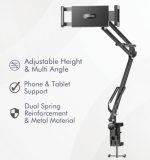 Yesido C296 360° Adjustable Folding Shaft Phone Holder – Desktop Lazy Stand - Image 2