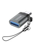 YESIDO GS06 Type‑C OTG Adapter – Compact USB‑C to USB‑A OTG Converter with Keychain –