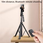 Yesido SF17 2-Meter Extendable Tripod Stand – Bluetooth Remote, 360° Rotation, Aluminum Alloy Build, - Image 3