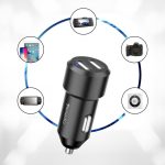 Yesido Y34 Dual-Port Car Charger – 2×2.4 A Fast USB Charging, Aluminum Alloy – - Image 3