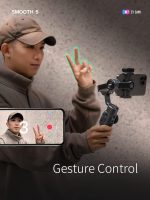Zhiyun Smooth 5 Combo – 3-Axis Smartphone Gimbal with Magnetic Fill Light, Face Tracking, and 12-Hour Battery Life – - Image 4