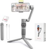 Zhiyun Smooth Q3 Combo – 3-Axis Smartphone Gimbal with Magnetic Fill Light, Face Tracking & 12-Hour Battery –