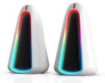 Zilla SG-500 Wired Gaming Stereo Speaker – 2.0 Channel, RGB Lighting, USB Powered, 6W Output,